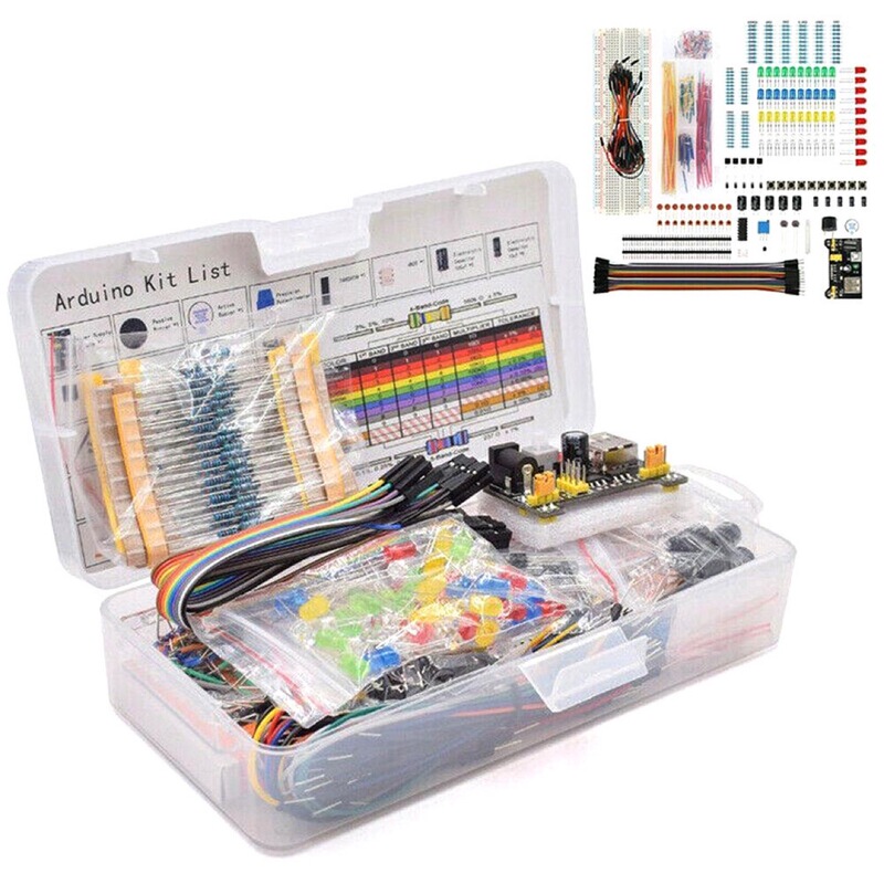 830 Hole Breadboard Kit MB-102 for UNO R3 Element Pack Starter Kit for Beginners
