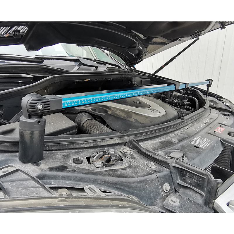 Regla de medición bidimensional Herramienta de corrección de medición de chapa del cuerpo Corrector de haz Regla de corrección de chasis