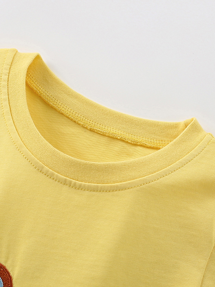 Malwee transfronterizo traje de niños de verano nuevo estilo de ropa infantil europea y americana camiseta de manga corta para niños pequeños y medianos dos piezas