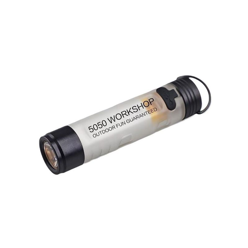 强光便携迷你手电5050原版超轻量化户外强光多功能充电露营口袋灯|undefined