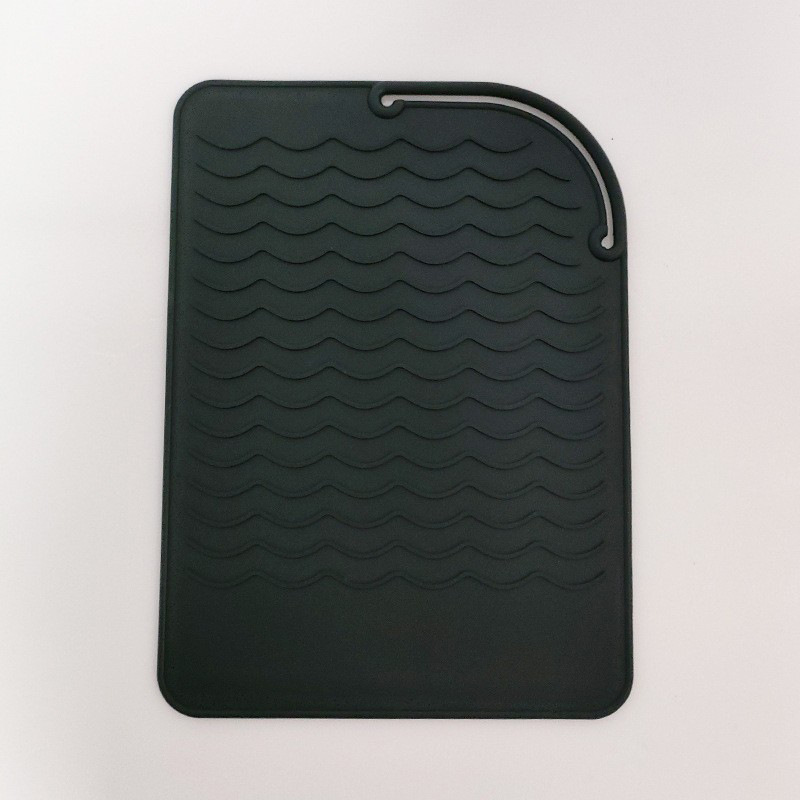 Herramientas para el cabello plancha de pelo almohadilla de aislamiento térmico rizador de pelo cubierta de aislamiento térmico peluquería férula eléctrica especial antideslizante almohadilla de silicona anti-scald