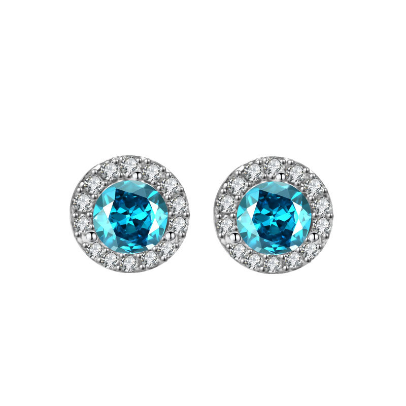 7g Weight 925 Sterling Silver Ear Needle Material Birthstone, Zircon Inlay Material Ear Studs Classification 1 Pair Quantity Office, Date Occasion 925 Sterling Silver Material Geometric Pattern Women's Gender Plating, Inlay Design Elegant, Streetwear Style 1 Pair 925 Sterling Silver Birthstone Zircon 925 Sterling Silver Earrings Geometric Ear Studs 14