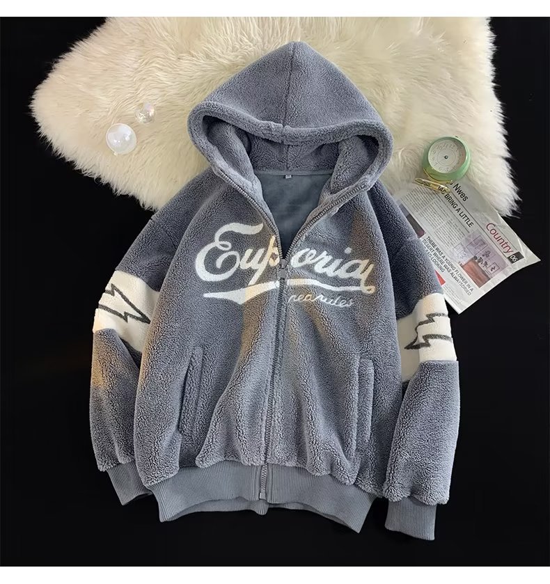 Invierno suelto bf viento perezoso japonés retro viento suave abrigo de lana de cordero hombres 2024 chaqueta de algodón ins marea