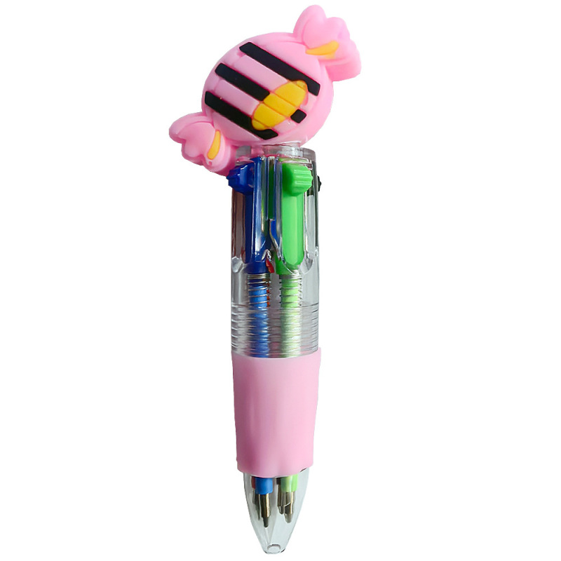 ハロウィンシリーズ 4色プレスボールペン ミニペン かわいいショートペン 持ち運びやすい 学生ハンドブック マルチカラーペン|undefined