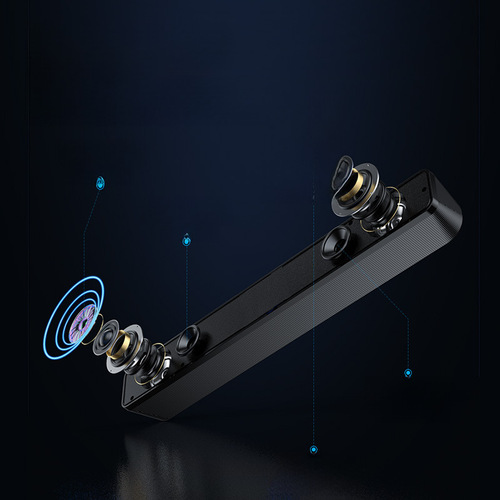 Cross-border E1002 Mini Computer Speaker Bluetooth Speaker Deep Bass Laptop Multimedia Phone Speaker