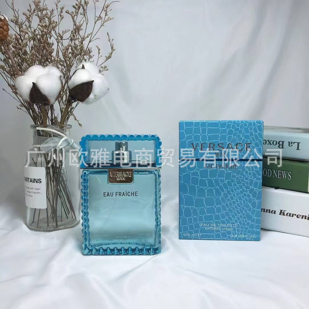 Perfume azul de marca, encuentro verdadero, desierto, ébano, amor, pecado, amor, hombre, Napoleón, cariño 100ML
