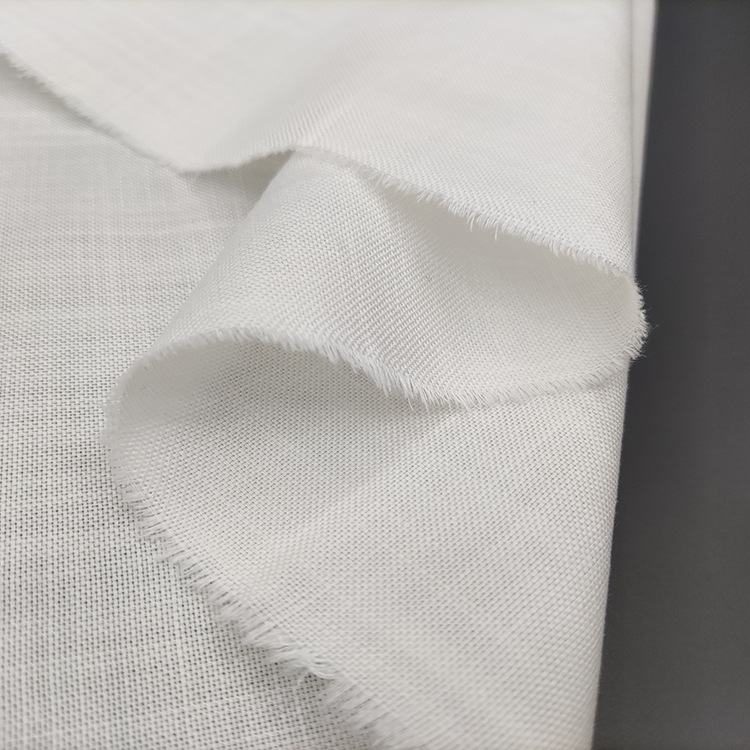 Transpirable 40s peinado orgánico 100% algodón tela de camisa