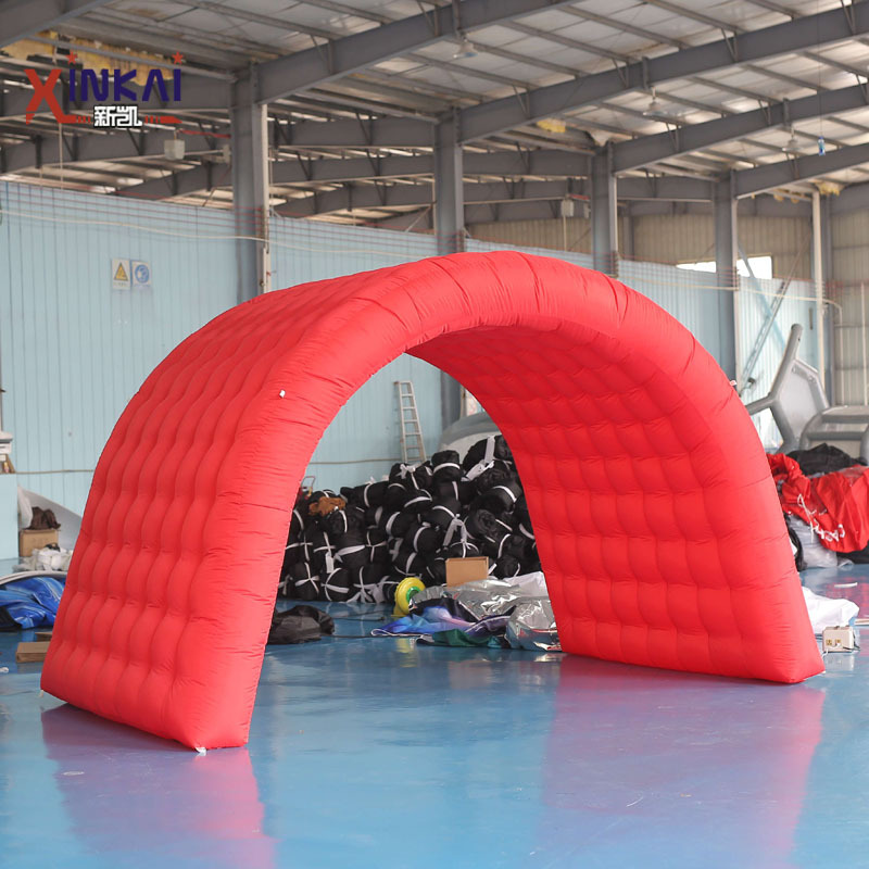 外贸热销自动感应消毒可移动便携防暴雨充气消毒通道帐篷