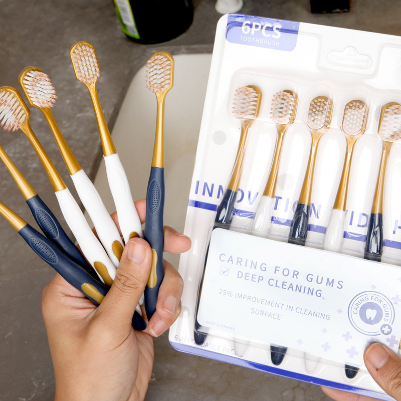 Cepillo de dientes suave para el hogar con protección de encías para adultos