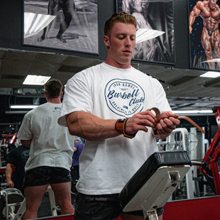New Summer Fitness Sports Short-sleeved Muscle Men's Casual Running Equipment Training Loose Large Size Elastic T-shirt