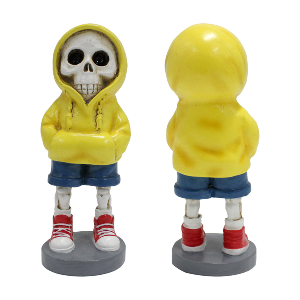 Halloween Atmosphere Decorations Horror Skull Ornaments Courtyard Venue Decoration Ghost Festival Holiday Gifts Resin