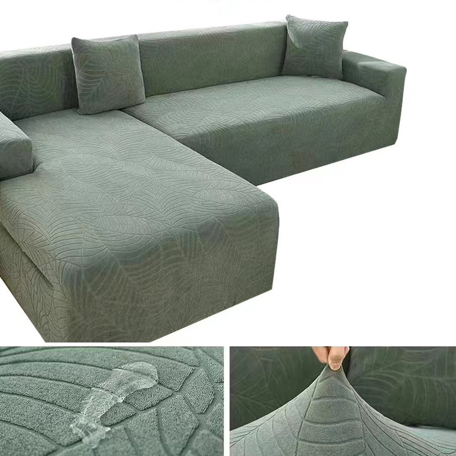Style minimaliste européen, romantique français, housse de canapé extensible, résistante aux rayures, antidérapante, lavable et élastique, adaptée aux animaux de compagnie_voghion.com