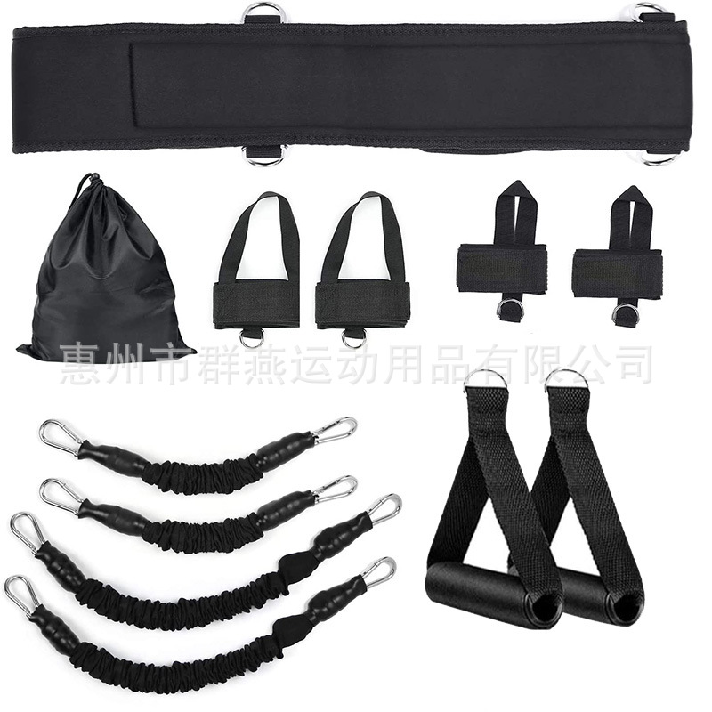 Entrenamiento de boxeo resistencia banda rebote entrenador fitness resistencia banda lucha traje tirar cuerda pierna cintura entrenador