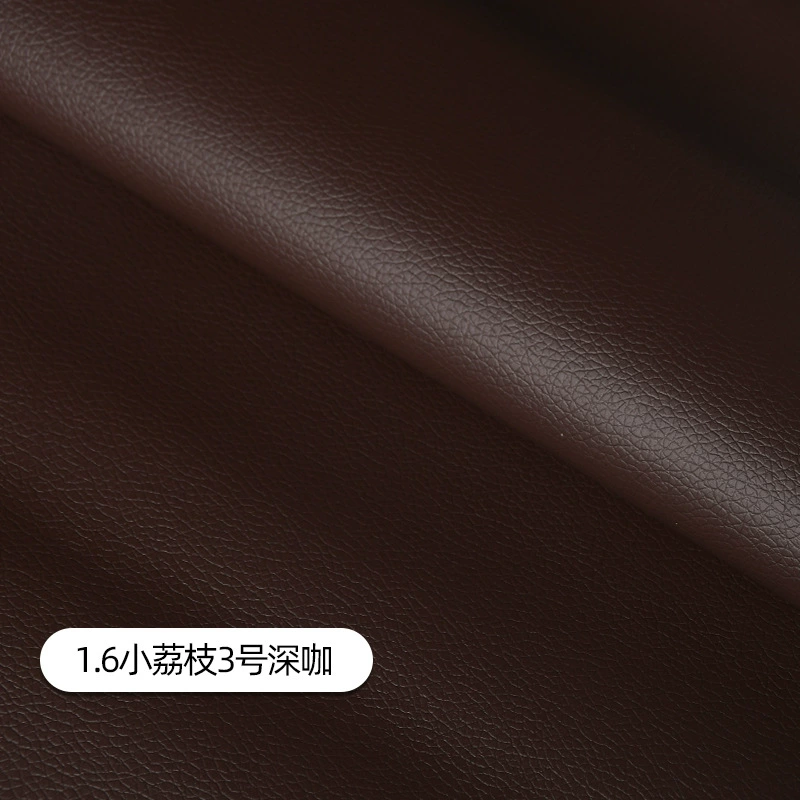 Litchi pattern leather surface 1.6 width small pebble pattern artificial leather self-adhesive sofa repair subsidy refurbished leather material