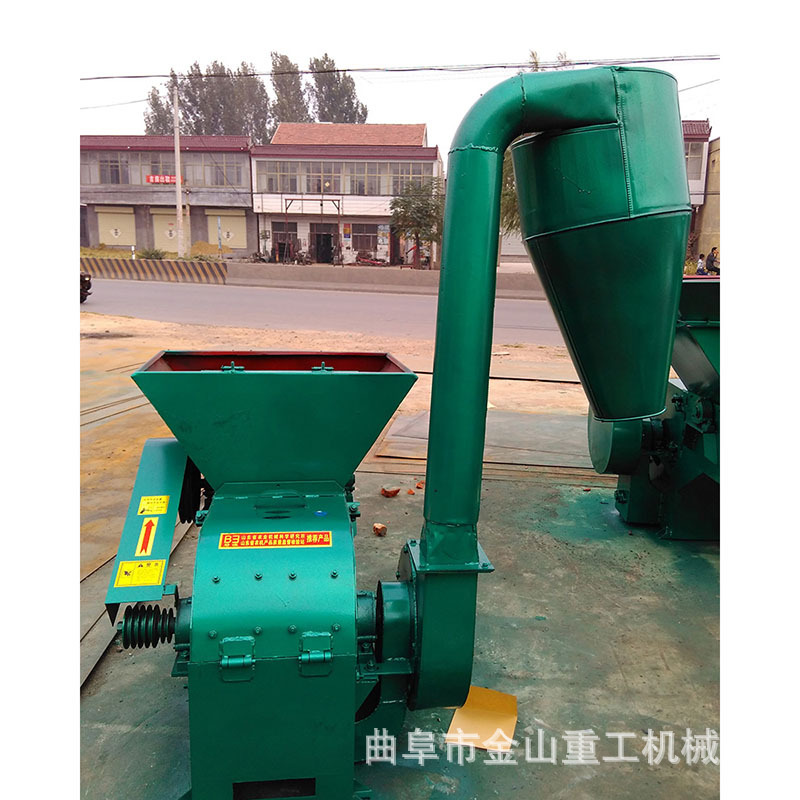 龙钰秋葵秸秆粉碎机 秸秆揉丝粉碎机 多用途玉米芯自进料粉碎机