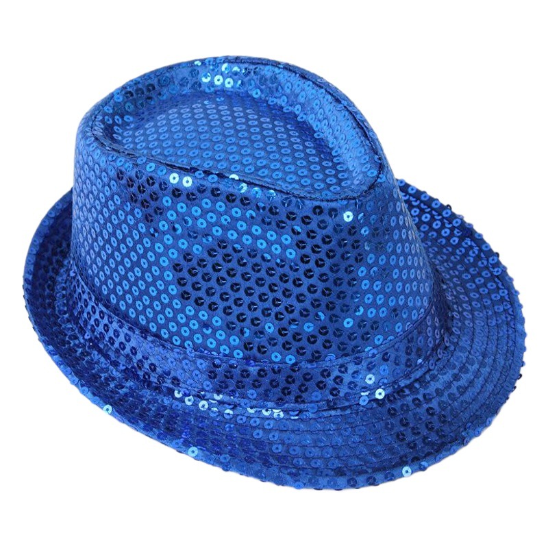 マジック実演帽大人子供用ユニバーサルファッショントッパーシルバースパンコールジャズキャップステージマジック帽子卸売