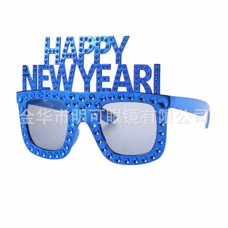 Lentes de Sol Decorativos para Fiesta de Año Nuevo en ABS