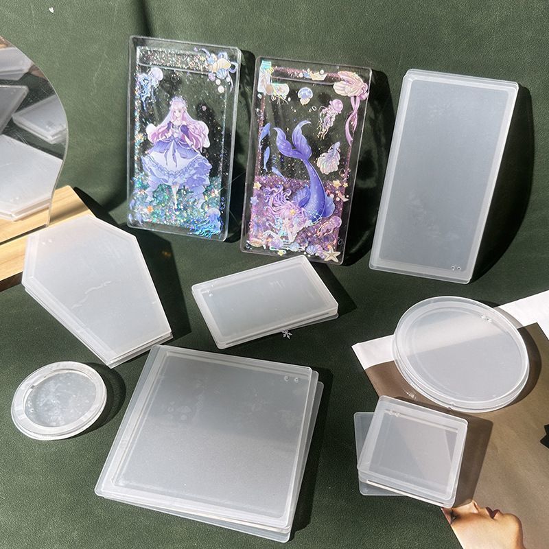 Tablero de cáñamo de flujo de ángulo recto Tablero de acrílero de mahjong de arena movediza hecho a mano de bricolaje