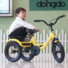 儿童三轮车自行车12寸14寸16寸2-6岁男女孩宝贝脚蹬车带链条童车