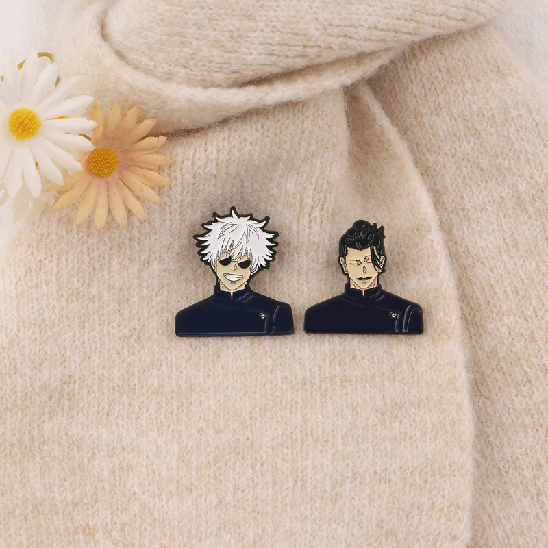 Jujutsu Kaisen Cartoon Animation Anime Brooch Clothing Backpack Decoration Alloy Pin Accessories Metal Badge in Stock Jujutsu Kaisen Cartoon Animation Anime Brooch Clothing Backpack Decoration Alloy Pin Accessories Metal Badge in Stock