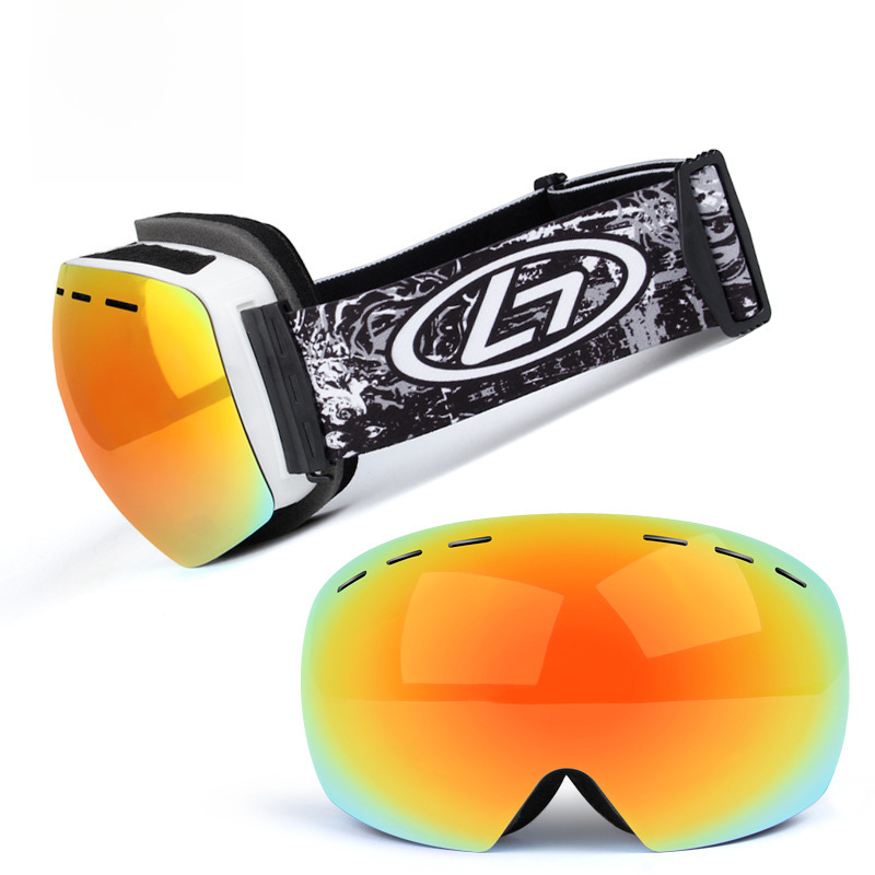 Ski goggles Double-layer anti-fog spherical ski glasses for men and women for outdoor mountaineering windproof eye protection Mirror Gear_voghion.com