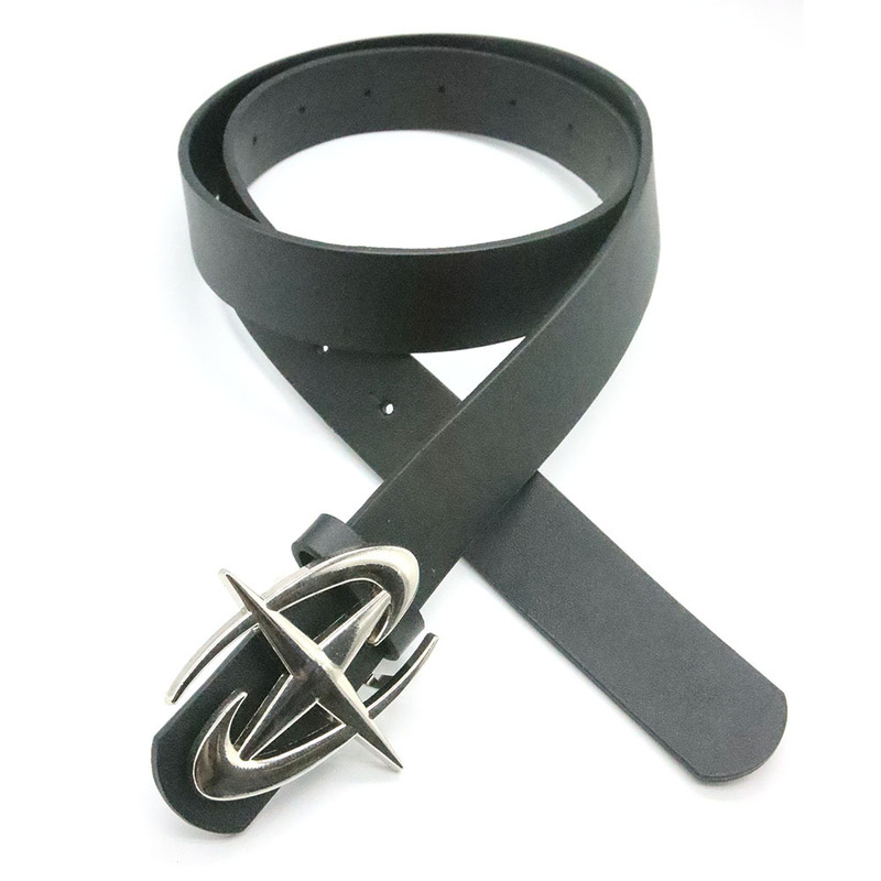 Trendy New Y2K Four Mans Star Buckle Belt Jeans dress Accessories Fashion Joker Personalized Belt Factory