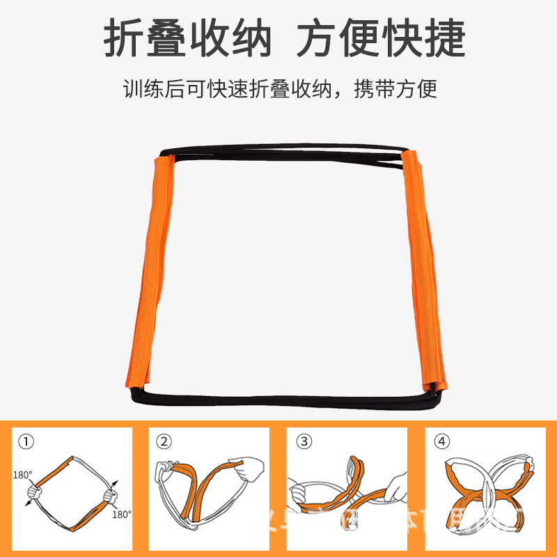 Escalera de cuerda escalera de mariposa agilidad escalera de entrenamiento equipo de fitness fijo entrenamiento de pies escalera multifunción escalera de salto