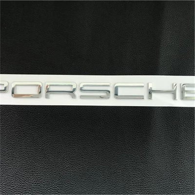 rear trunk area, S letter logo, Car logo - standard-porsche