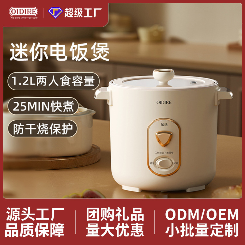 Oidire Mini Rice Cooker Multi-Functional Household Smart Rice Cooker Small 1 Person 2 People Dormitory Small Electric Cooker