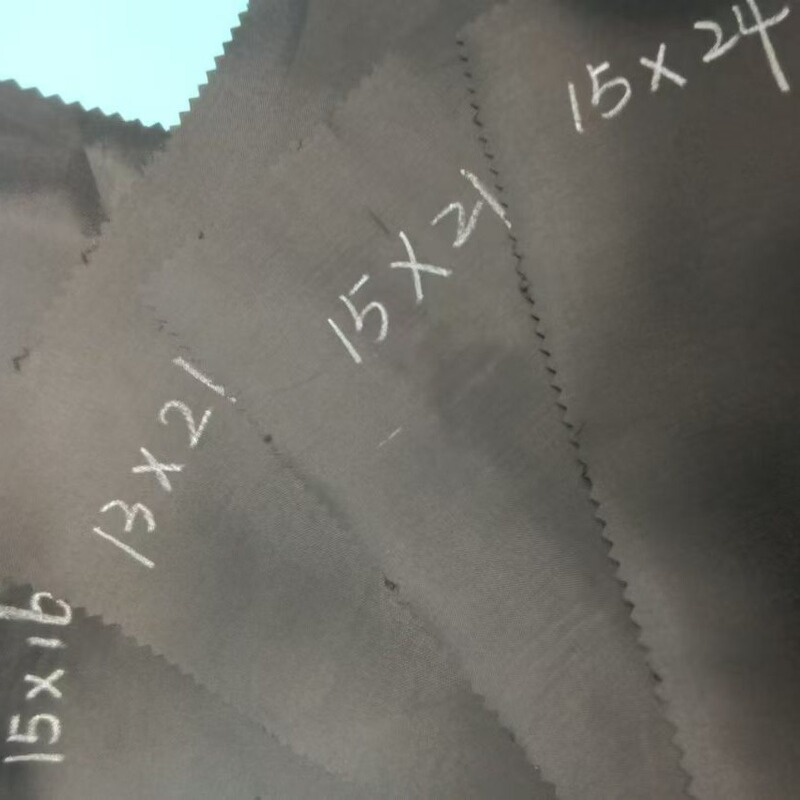 in stock wholesale black silk 210D Oxford cloth luggage lining polyester fabric color fastness 4