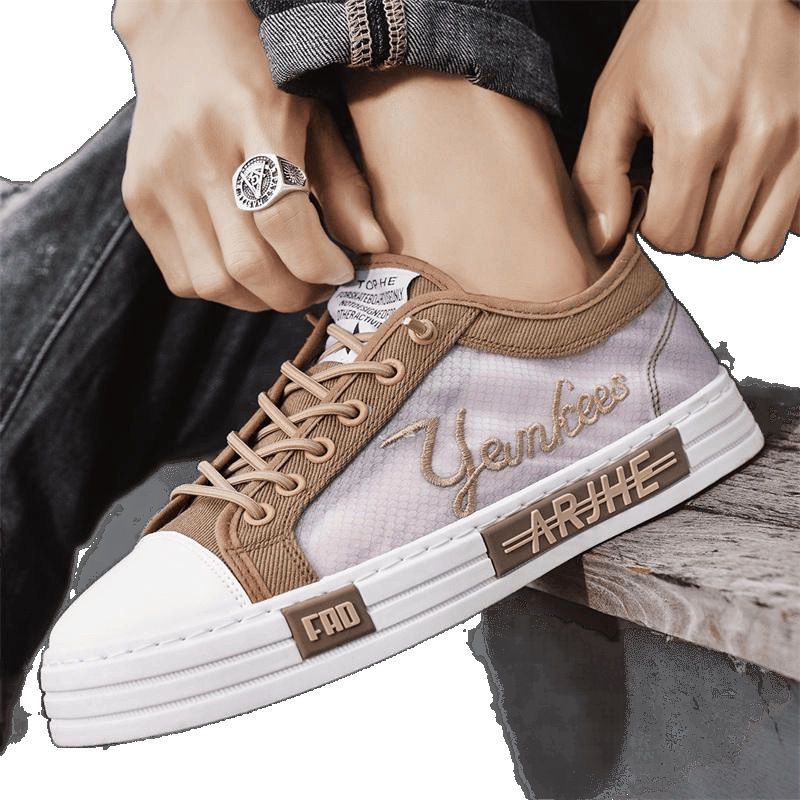 Douyin Sneakers individuales a través de la red, zapatos casuales para hombres, zapatos de vadeo de río de todo fósforo, zapatillas de deporte X5327