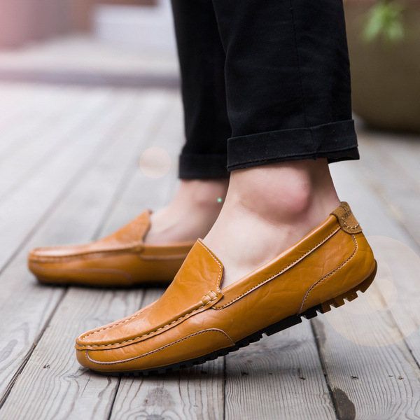 Black fashionable keep warm casual footwear all-season English style