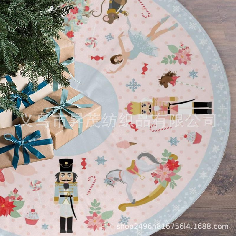 新しいクロスボーダークリスマスツリースカートグリンチくるみ割り人形JITドロップシッピングツリーサイドシーン装飾|undefined