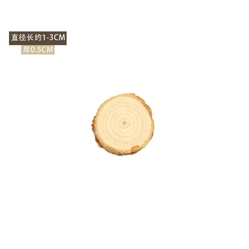 Diameter 1-3cm, thickness 0.5