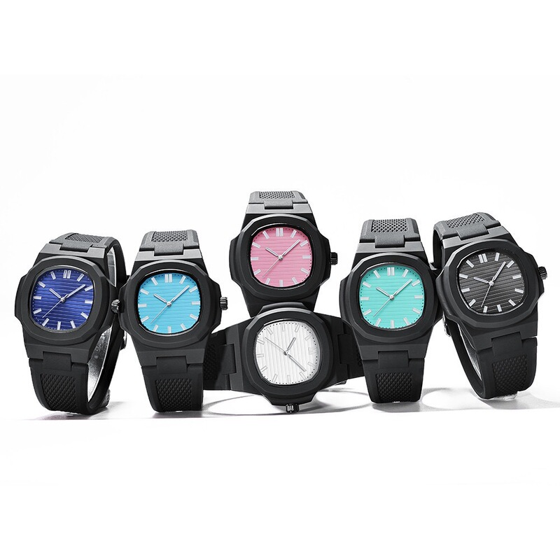 Cross-border hot new fashion all-match creative parrot six-shaped waterproof student sports pointer silicone watch