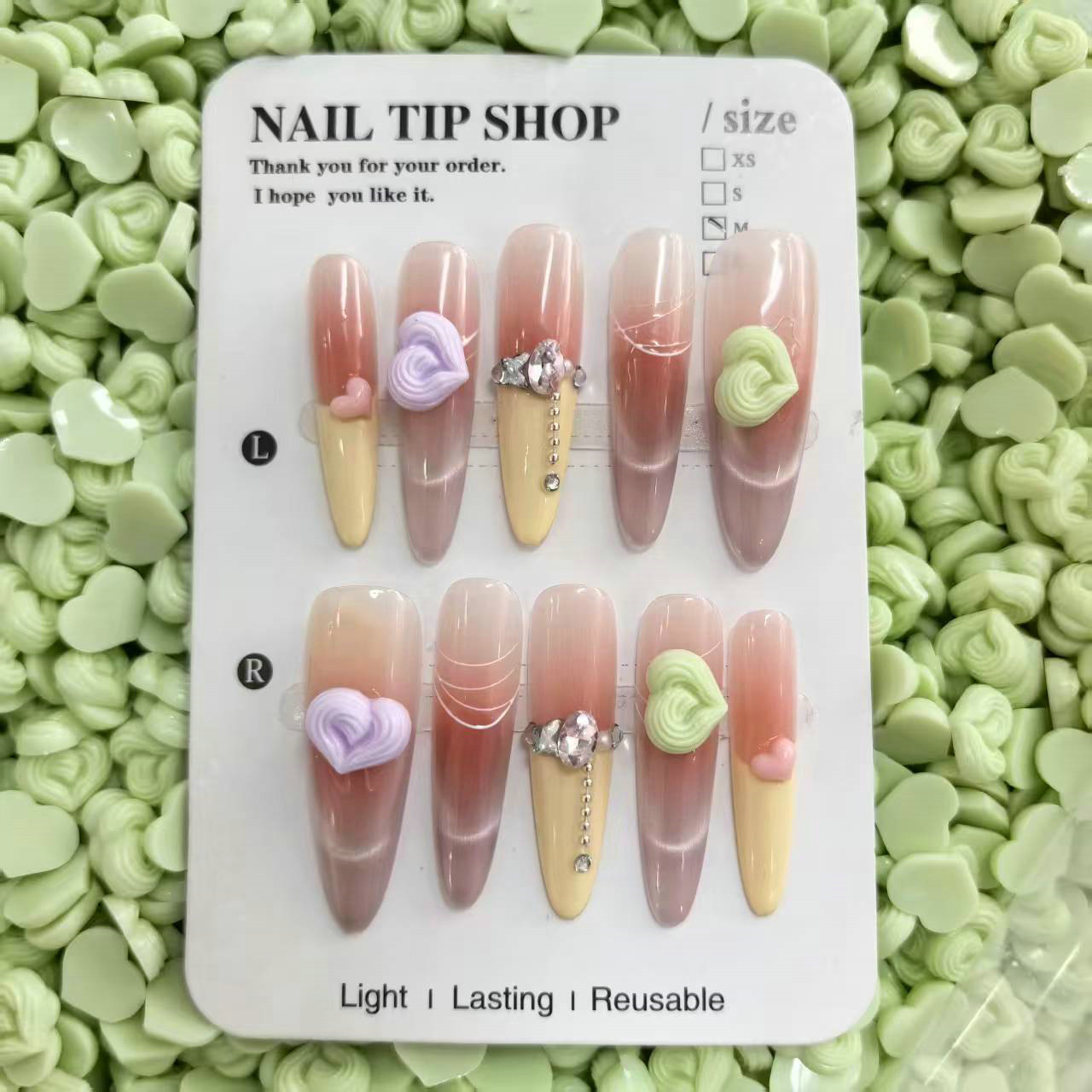 爱心彩色漩涡糖果微缩仿真迷你diy树脂配件材料奶油胶配件_1