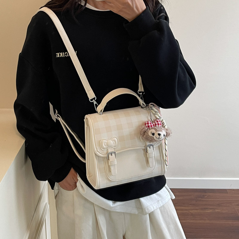 Bolsa de viento de la universidad para mujeres nuevas mochilas casuales coreanas, bolsas de hombro de mano, bolsas de mochila de gran capacidad para chicas lindas diarias image 3