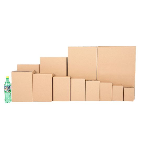 Corrugated cardboard three-five-layer reinforced carton moving packaging delivery corrugated cardboard shell box packaging box small paper shell box