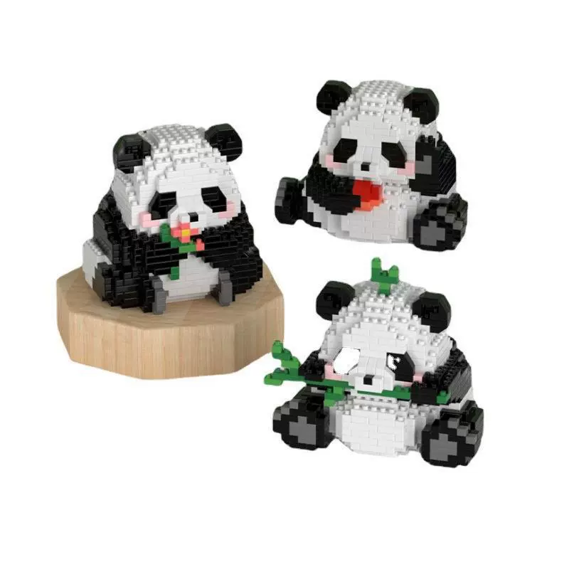 Конструктор Lego, симпатичная игрушка, панда