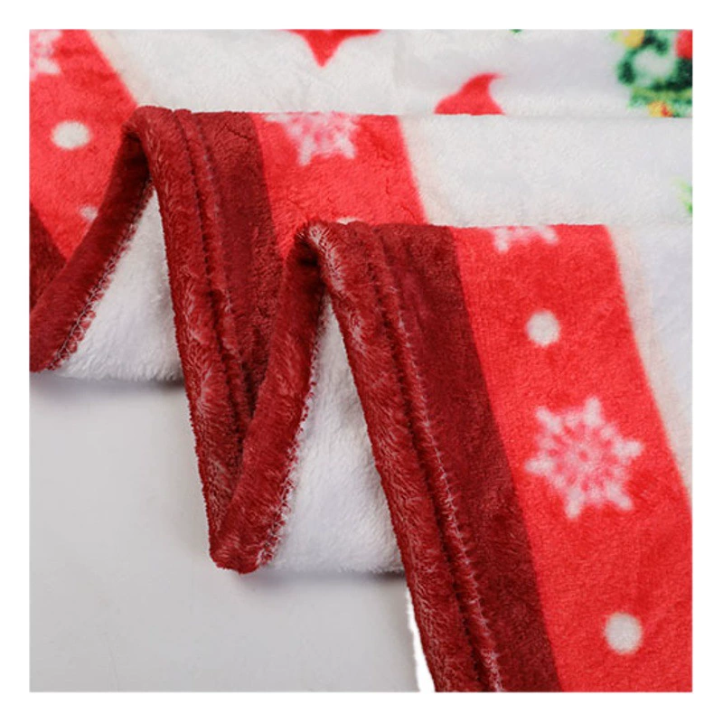 Сверхпрозрачное утолщенное фланелевое одеяло с цифровой печатью, трансграничное одеяло, специально для рождественской серии, печатное одеяло