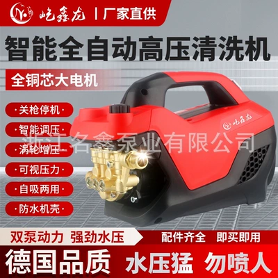 Portable household cleaning machine 220v high-power adjustable pressure car washer small portable car 110v cleaning machine