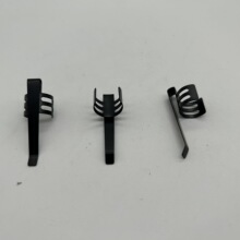 厂家金属配件生产 工具夹 笔扣 笔挂  电筒夹 笔夹 小四孔抱夹