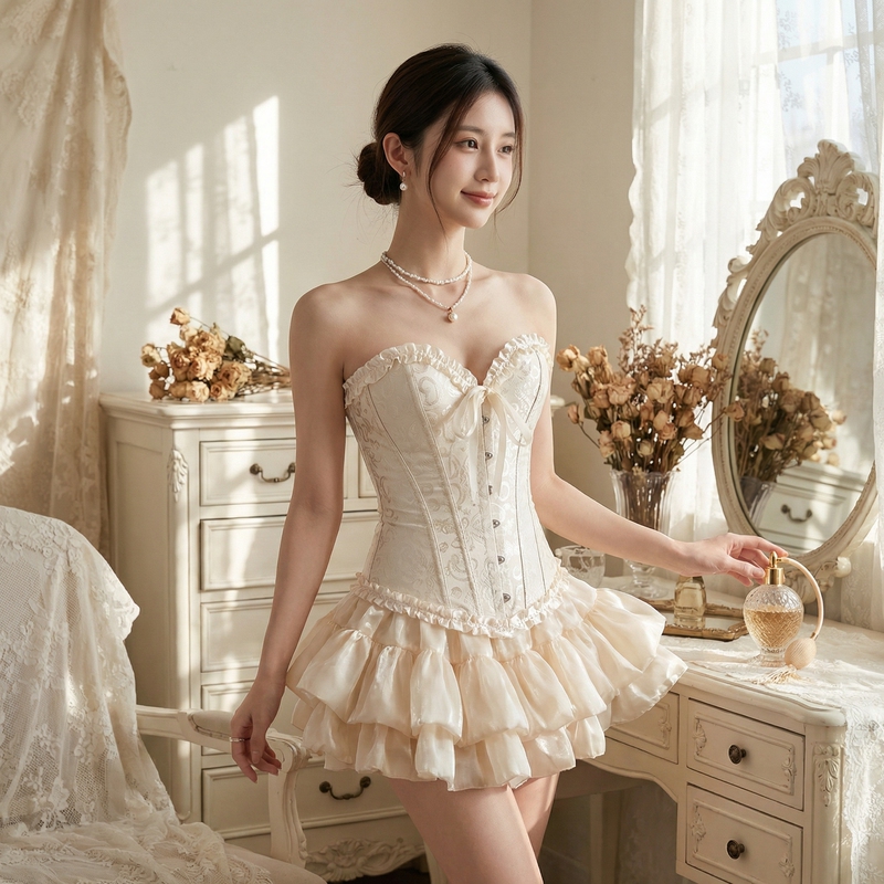 Plus-Size Fishbone Corset Cross-Border Trade New Model, Wearable as Outerwear, Shapewear, Court-Style Waist-Cinching Strapless Body-Shaping Top Plus-Size Fishbone Corset Cross-Border Trade New Model, Wearable as Outerwear, Shapewear, Court-Style Waist-Cinching Strapless Body-Shaping Top