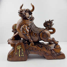 牛气冲天十二生肖牛摆件家居客厅装饰开业收银台办公桌招财摆件