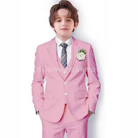 新款速卖通儿童西装套装西服婚礼花童礼服派对生日宴会西装男童