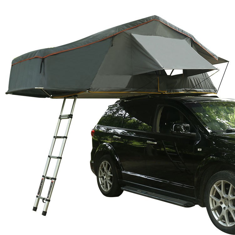 Tienda de techo acampar al aire libre automático auto-conducción suave superior plegable tienda de techo extendido tienda de apertura rápida a prueba de lluvia