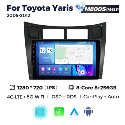 Yaris Car Android — DVD Navigation - m800s-8256-eight-core-full-network-communication