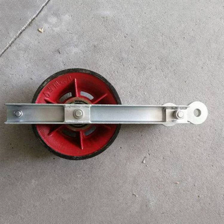 Высокоскоростной рулевой шкив силовой линии электропередачи шкив стальной одноколесный кабель шкив