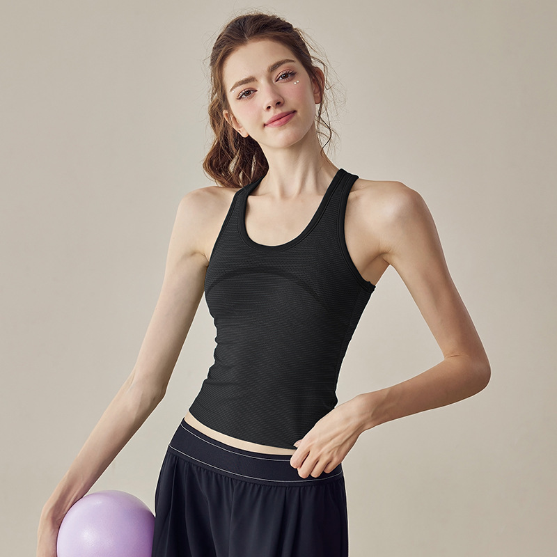 DC工字含胸垫瑜伽背心女聚拢防震跑步瑜伽文胸训练健身内衣bra|undefined