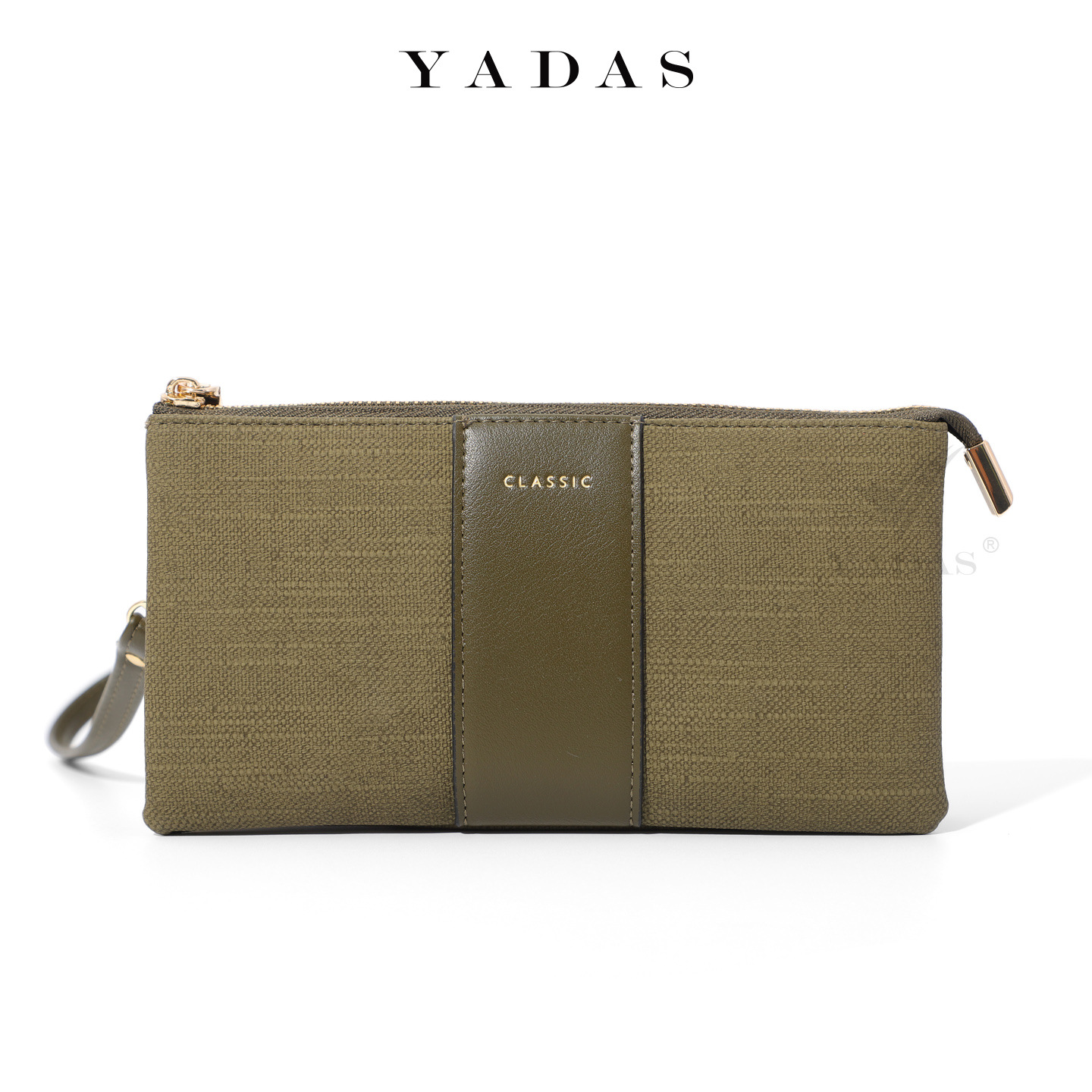 Nueva cartera coreana YADAS bolso de teléfono móvil de gran capacidad pulsera de moda ultra delgada bolso de cambio de plata